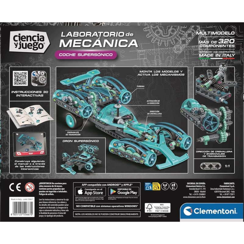 Mechanics Coche Supersónico Clementoni