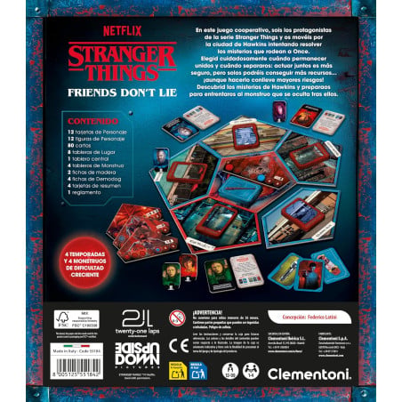 Stranger Things Juego De Mesa Clementoni