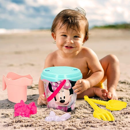 Mochila Set Cubo De Playa Con Accesorios Minnie Mouse