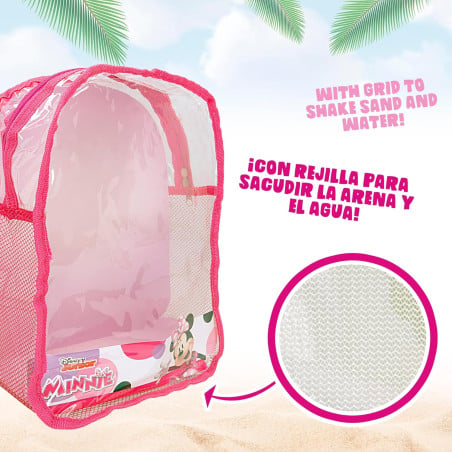Mochila Set Cubo De Playa Con Accesorios Minnie Mouse