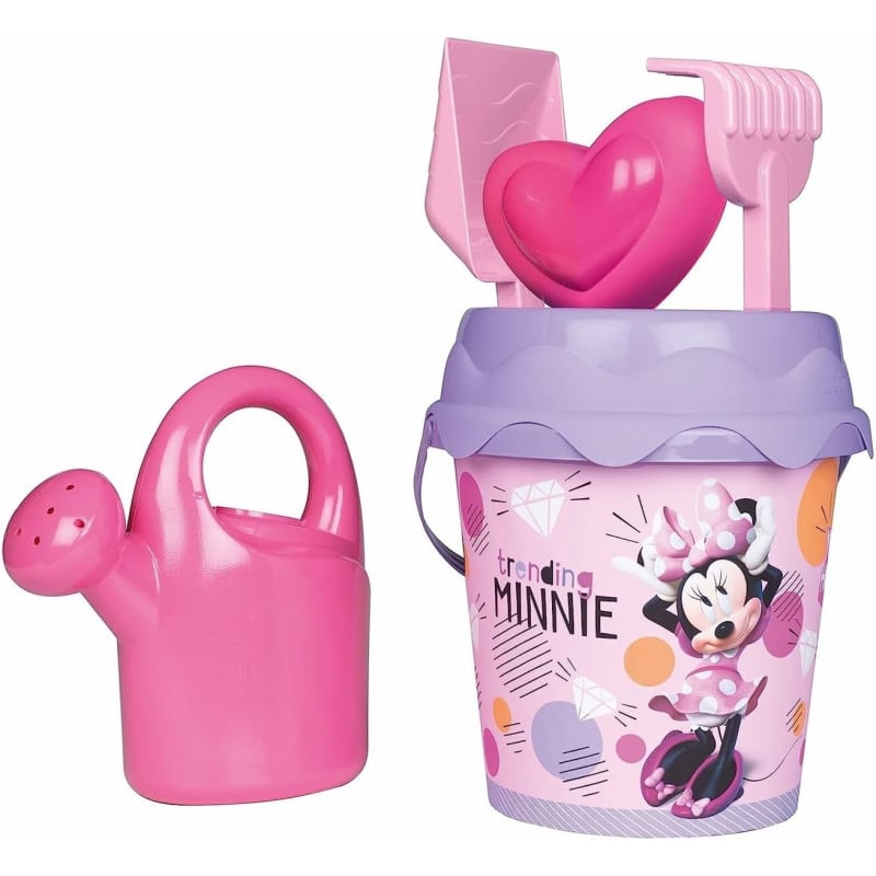 Set Cubo Con Accesorios Minnie Mouse De Playa Y Verano