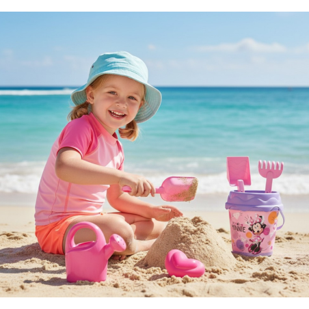 Set Cubo Con Accesorios Minnie Mouse