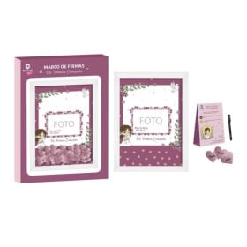 Mi Primera Comunión Cuadro De Invitados Rosa