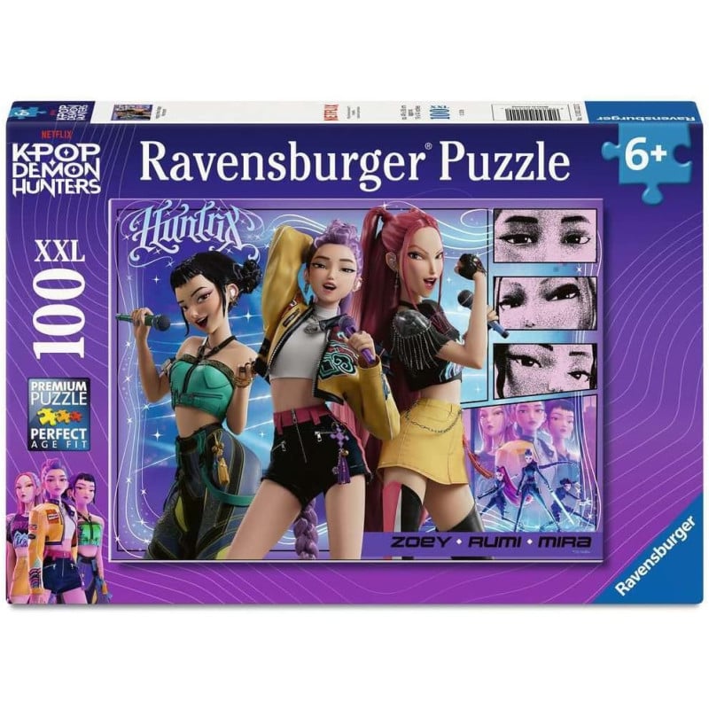Puzzle XXL K-POP Demon Hunters 100 Pzs De Ravensburguer