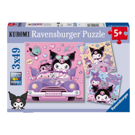 Puzzle Kuromi 3x49 Pzs De Ravensburguer