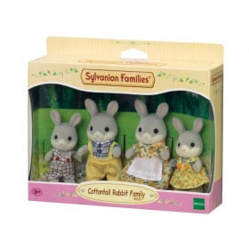 FAMILIA CONEJO COLITA DE ALGODON