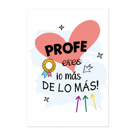 Tarjeta Jumbo Profesores Con Sobre Colores Surtidos