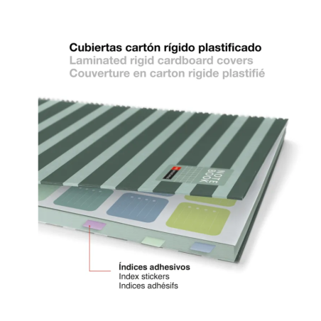 Cuaderno Miquelrius A4 80 Hojas Musgo