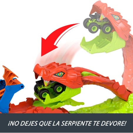 Hot Wheels Monster Truck Mordedura Serpiente