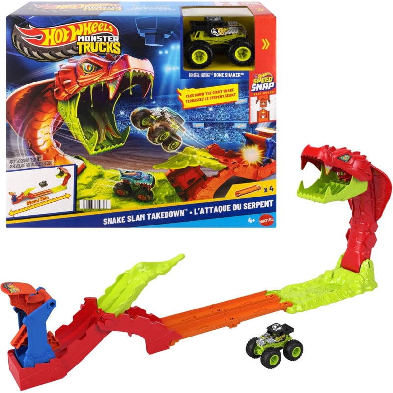 Hot Wheels Monster Truck Mordedura Serpiente