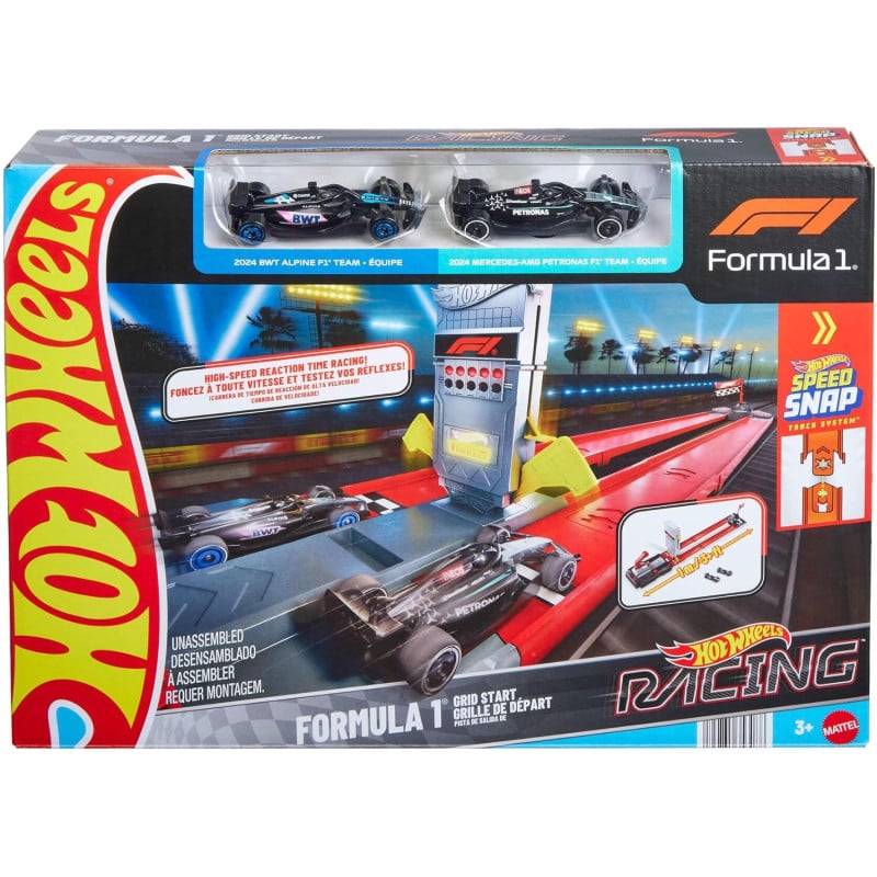 Hot Wheels Racing Conjunto Linea De Salida F1