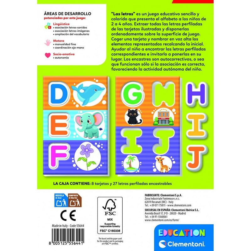 Aprendo Las Letras Clementoni