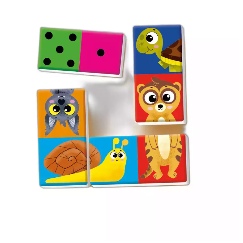 Dominó De Números Y Animales Clementoni