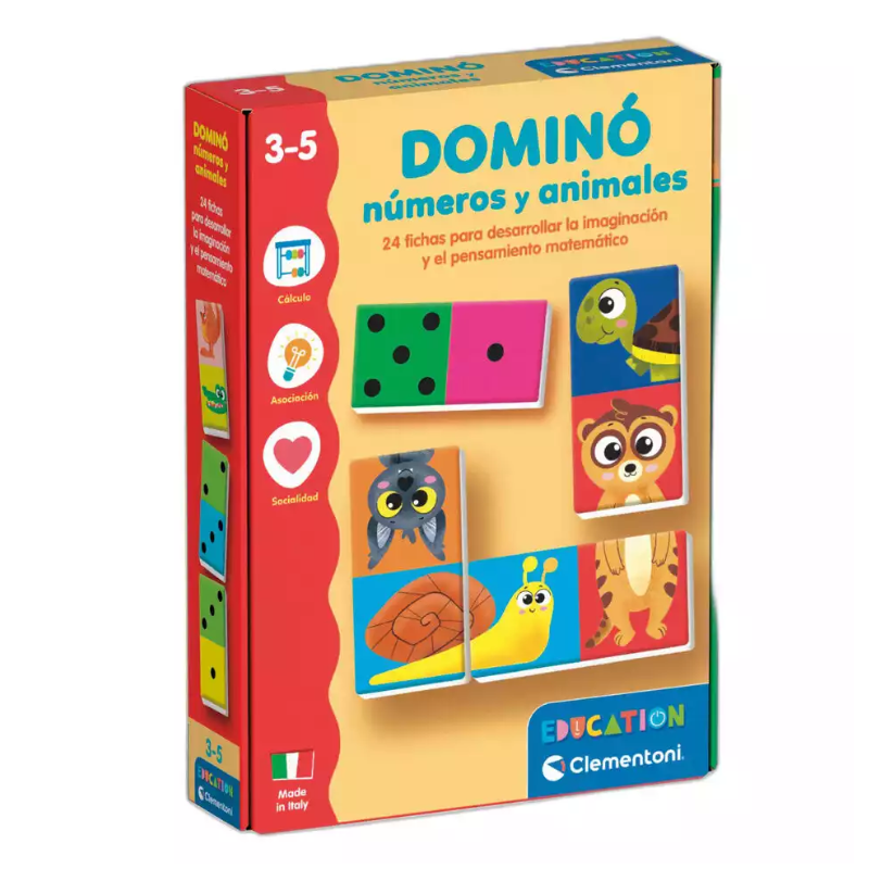Dominó De Números Y Animales Clementoni