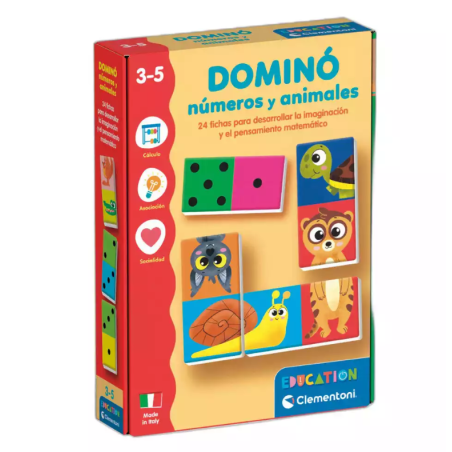 Dominó De Números Y Animales Clementoni