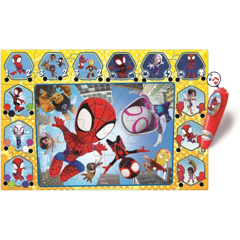 Interactive Floor Puzzle - Spidey Clementoni