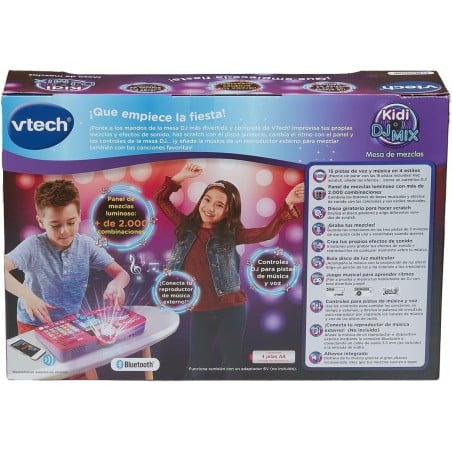 Kidi Dj Mix Mesa De Mezclas Rosa Vtech