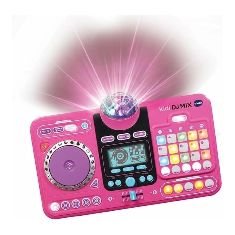 Kidi Dj Mix Mesa De Mezclas Rosa Vtech