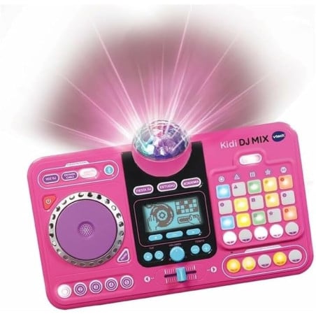 Kidi Dj Mix Mesa De Mezclas Rosa Vtech