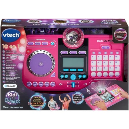 Kidi Dj Mix Mesa De Mezclas Rosa Vtech