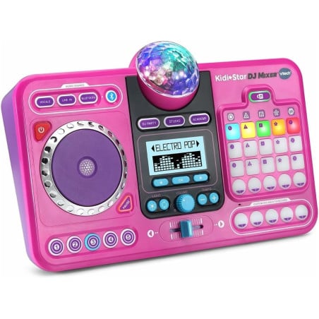 Kidi Dj Mix Mesa De Mezclas Rosa Vtech