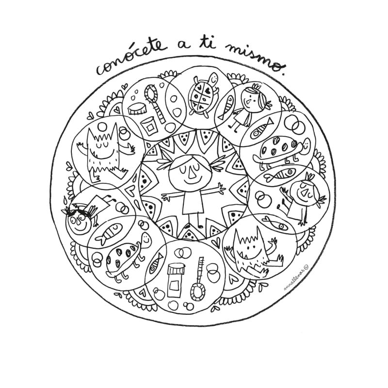 El Monstruo De Colores Mandalas