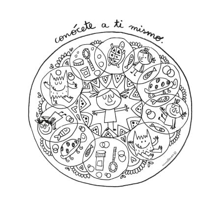 El Monstruo De Colores Mandalas