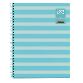 Cuaderno A4 Miquelrius Cuadrícula Between The Lines Celeste 80 Hojas De Apli