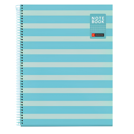 Cuaderno A4 Miquelrius Cuadrícula Between The Lines Celeste 80 Hojas De Apli