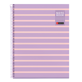 Cuaderno A4 Miquelrius Cuadrícula Between The Lines Malva 80 Hojas De Apli
