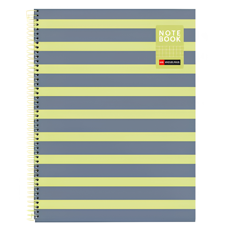 Cuaderno A4 Miquelrius Cuadrícula Between The Lines Limón 80 Hojas De Apli
