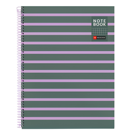 Cuaderno A4 Miquelrius Cuadrícula Between The Lines Ceniza 80 Hojas De Apli