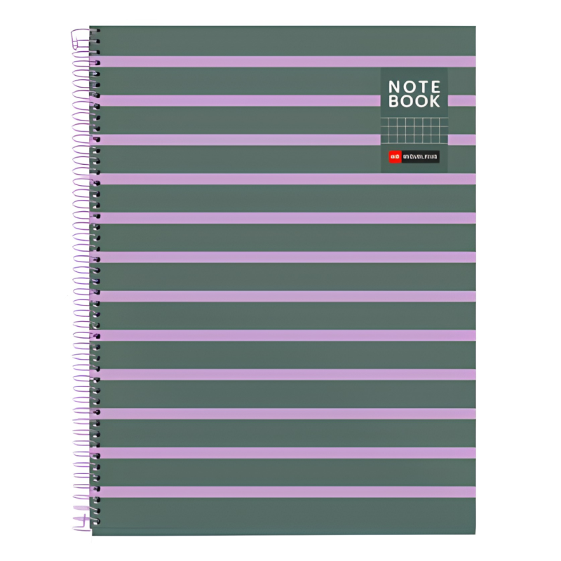 Cuaderno A4 Miquelrius Cuadrícula Between The Lines Ceniza 80 Hojas De Apli