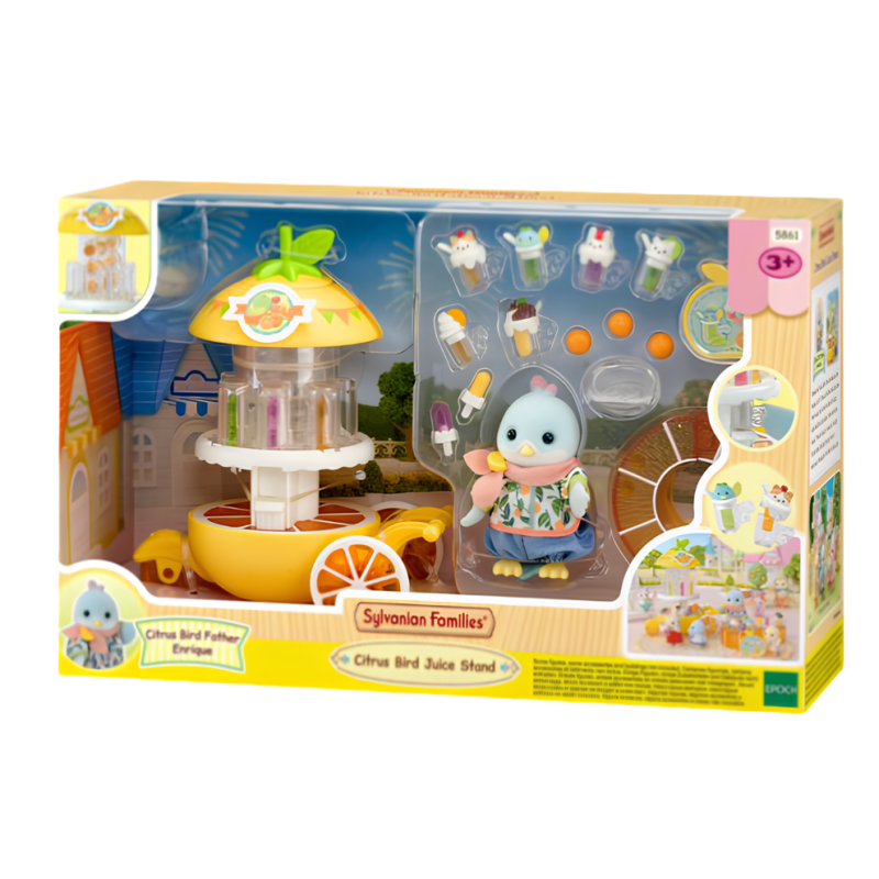 Sylvanian Families El Puesto De Zumos De Los...