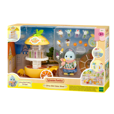 Sylvanian Families El Puesto De Zumos De Los Cítricos