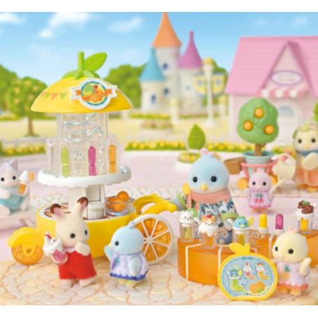 Sylvanian Families El Puesto De Zumos De Los Cítricos
