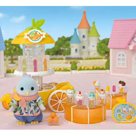Sylvanian Families El Puesto De Zumos De Los Cítricos