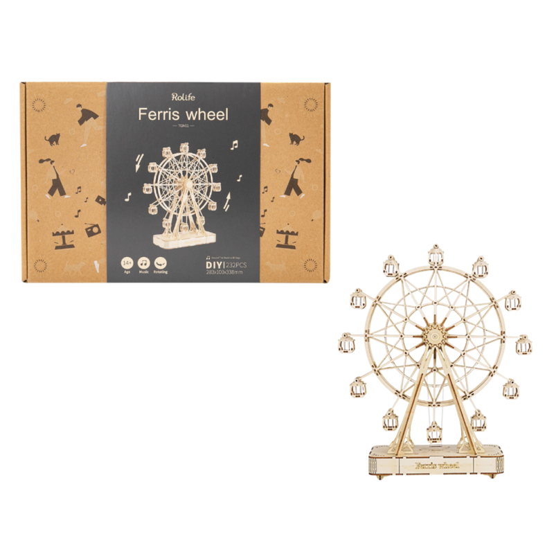 Maqueta Noria Caja Musical De Robotoys