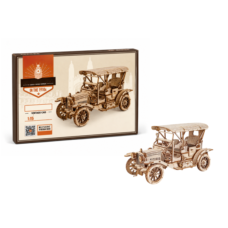 Maqueta Vehículo Modelo Vintage De Robotoys