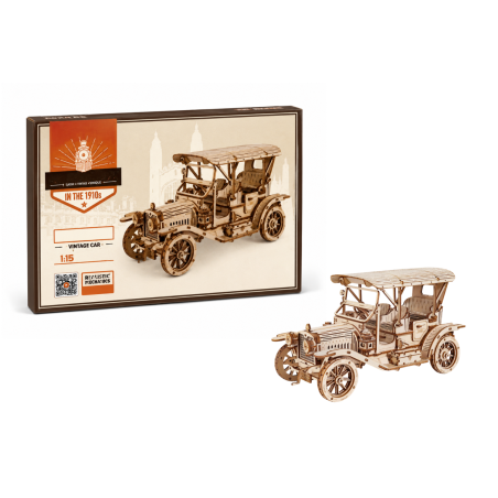 Maqueta Vehículo Modelo Vintage De Robotoys
