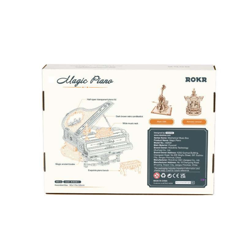 Maqueta Piano Mágico
