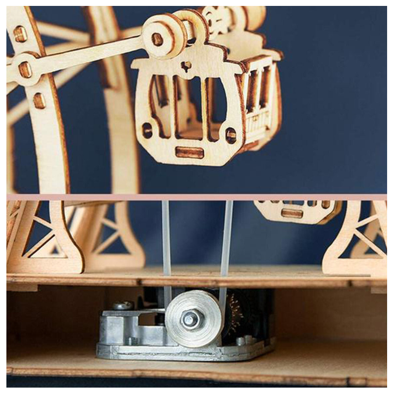 Maqueta Noria Caja Musical