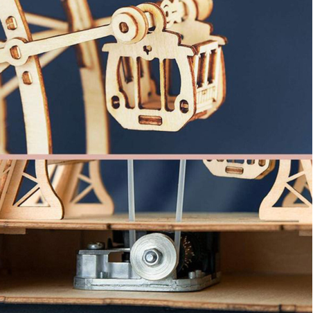 Maqueta Noria Caja Musical