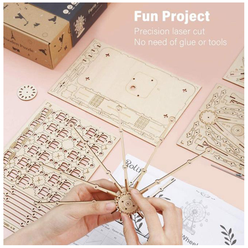 Maqueta Noria Caja Musical