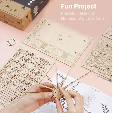 Maqueta Noria Caja Musical