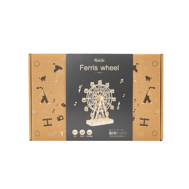 Maqueta Noria Caja Musical
