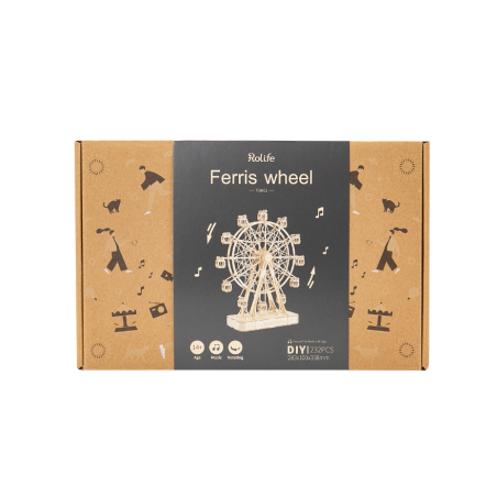 Maqueta Noria Caja Musical