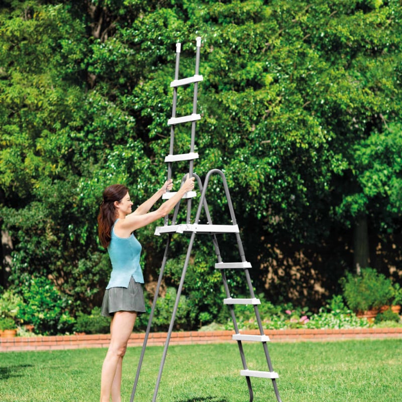 Escalera Doble Para Piscina 1.32M