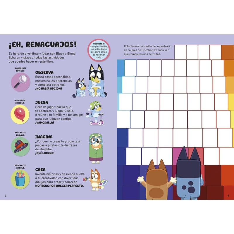 Cuaderno De Vacaciones Bluey 4-5 Años