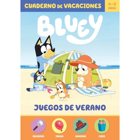 Cuaderno De Vacaciones Bluey 4-5 Años De Random House